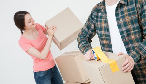 Customer complaint process for a moving service