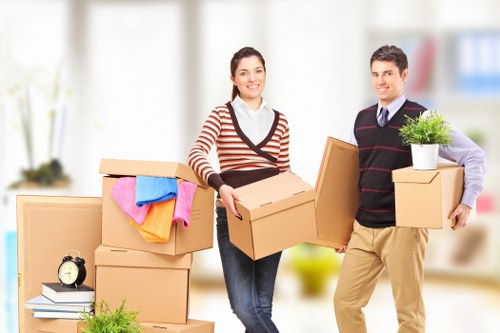 Commercial removals for an office move in Holloway