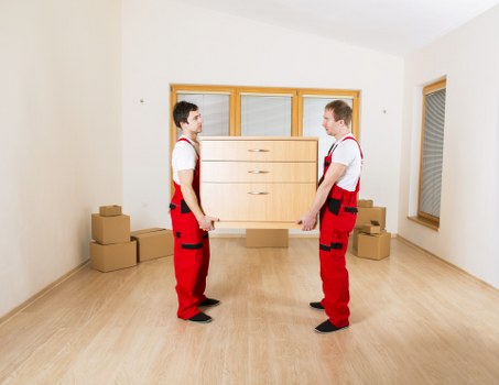 Apartment move in Holloway with stairs and careful lifting